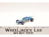 Indy Eagle Blue Hot Wheels 1969 Redline Mattel Vintage RL Hong Kong w/ Button