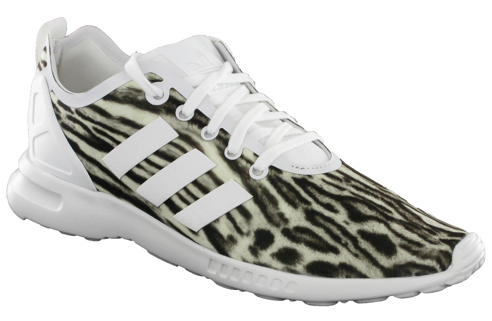 Adidas Zx Flux Adv Liscio Scarpe Sportive SPORTS Donna Pizzo Bianco Zebra AQ5645 | eBay