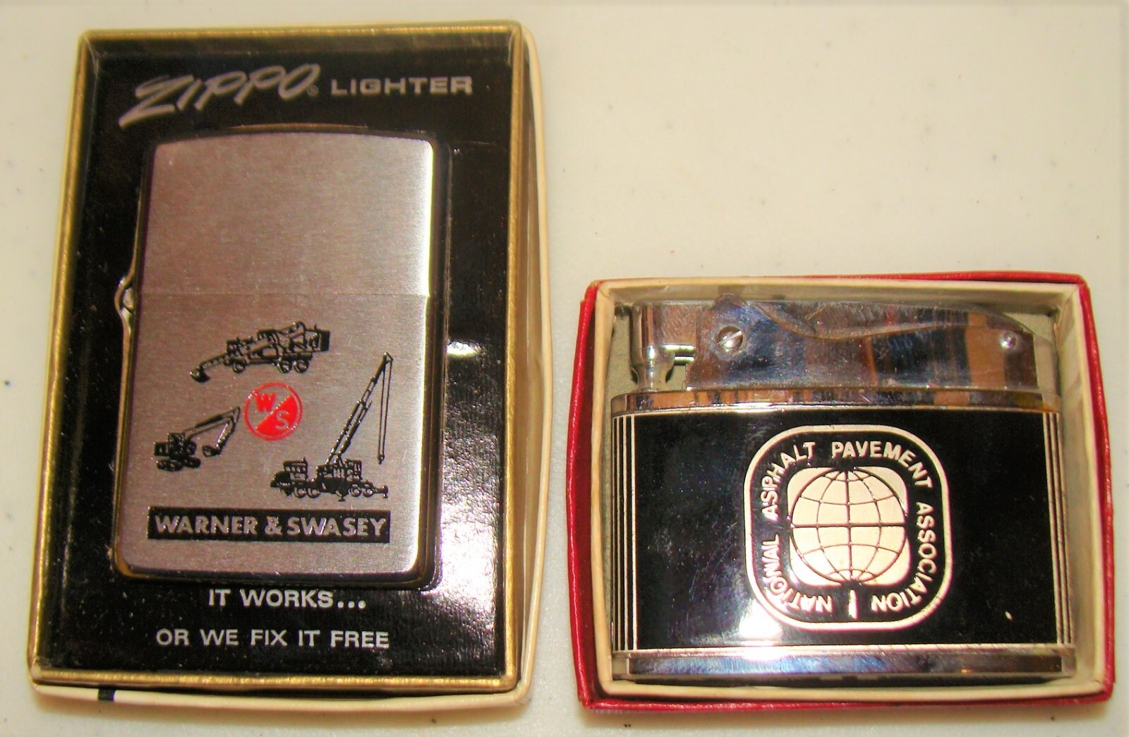 VTG BOXED ZIPPO 5 BARREL & BARLOW AUTOMATIC LIGHTERS CONSTRUCTION