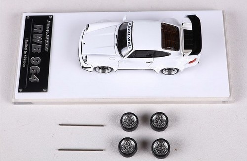 No315ミニカー1/12PORSCHE 911 RWB PEARL WHITE Porsche 911 type 964 RWB pearl white 1/12 GT Spirit GT173