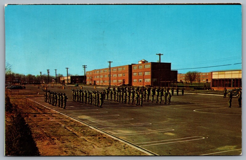 Postcard Fort Dix NJ c1960s Troops and Barracks US Army eBay