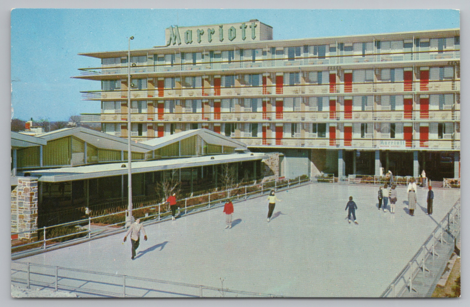 Washington DC~Marriott Motor Hotel~Hot Shoppes Restaurant~Ice