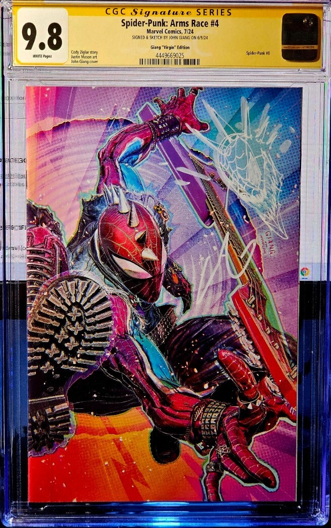 アメコミリーフ Spider-Punk:Arms Race #1 CGC 9.8 Spider-Punk: Arms Race: Ziglar, Cody, Mason, Justin, Okazaki