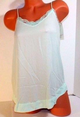 Women's Frenchi Green Placid Camisole  Size S  NWT