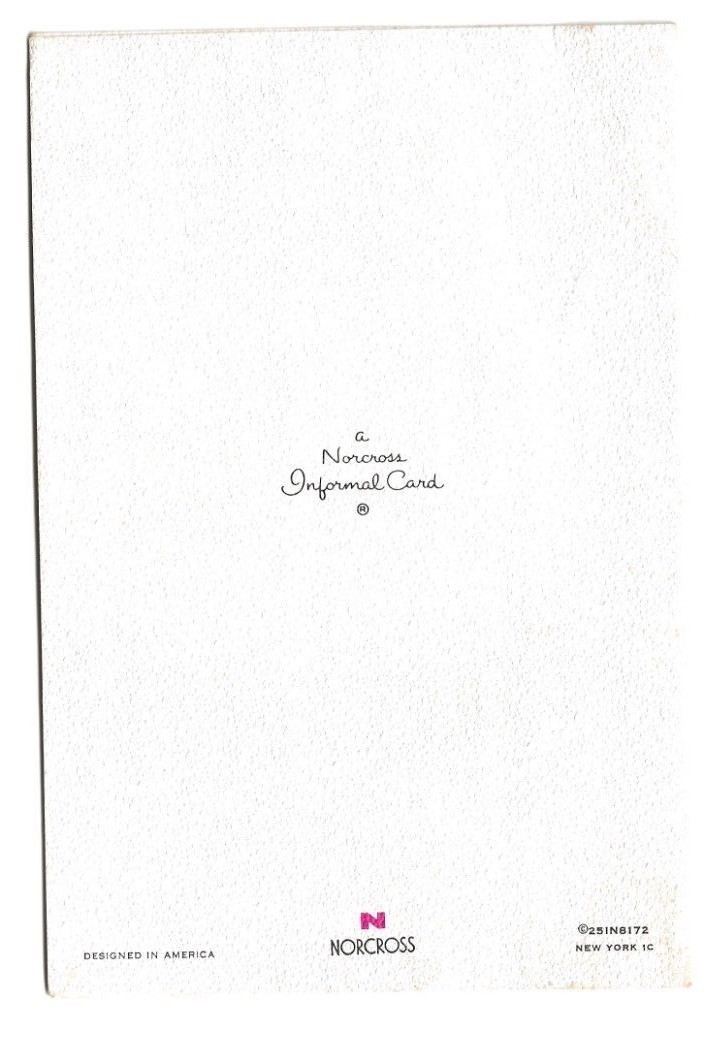 Glittered Vintage 1967 Happy Thanksgiving Card NORCROSS PILGRIM Couple & CHURCH