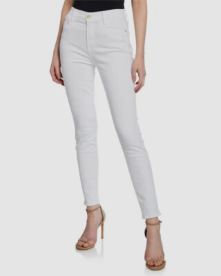 $190 Frame Women's White Ankle Le High Waist Skinny Denim Jeans Pants Size 30