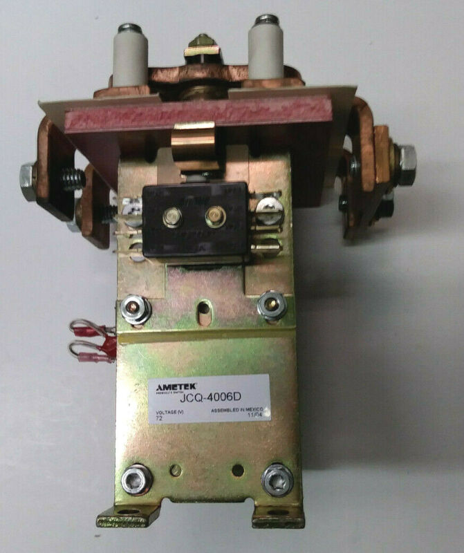 Prestolite Ametek NOS contactor #JCQ-4006D (66-351), 72V, Plymouth Locomotive