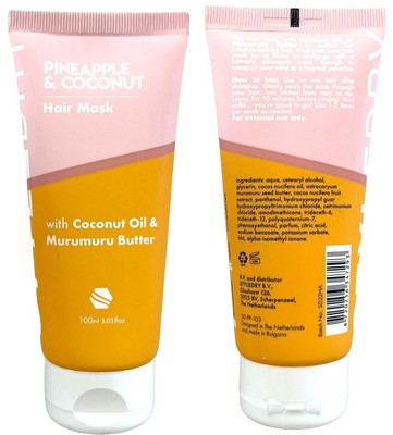 Styledry Pineapple & Coconut Hair Mask Coconut Oil & Murumuru Butter 3.03 Oz New