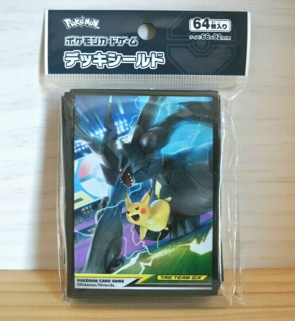 Pokemon Card Game SUN & MOON Deck Shield Protector Sleeve Pikachu 64pcs Tag Bolt Other Pokémon ...