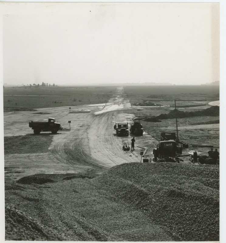 Travaux De Terrassement, 1960 Vintage Silver Print Tirage Argentique  15x17 