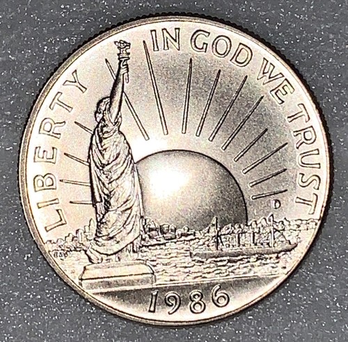 LIBERTY COIN等腕時計まとめ売り4本!! 1986 D STATUE of LIBERTY Half Dollar Commemorative BU Free