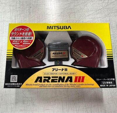 Mitsuba Arena III Electronic Control Horn 12V 4A×2 113dB/2m
