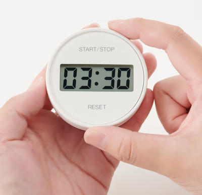 MUJI Dial Kitchen Timer TD-393 simply easy one hand from Japan Free Shipping