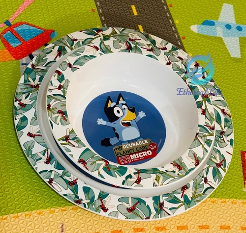 Bluey plate and Bowl set