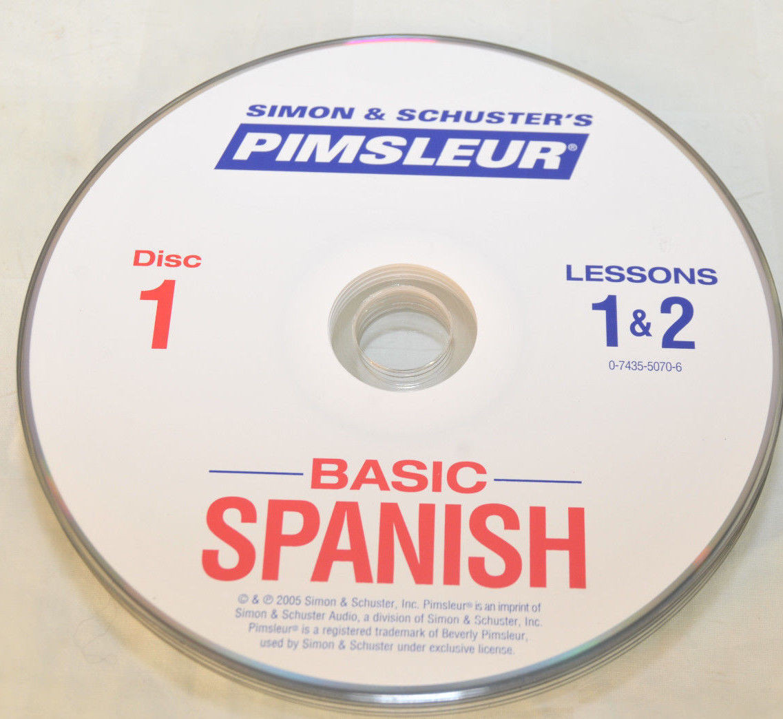 Genuine Pimsleur Basic Spanish Language Program 5 CD 10 Lessons