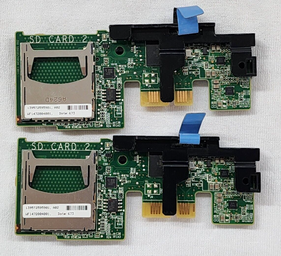 Lot of 2 Dell PMR79 Internal Dual SD Card Reader Module for PowerEdge R730XD