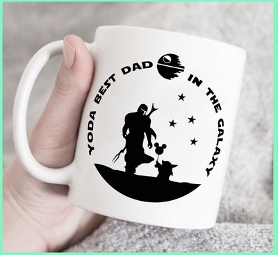 Father's Day Mug - Yoda Best Dad In The Galaxy - Baby Yoda - Father's Day Gift