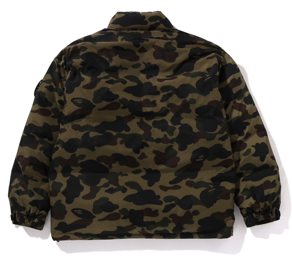 Pre-owned A Bathing Ape A Bathnig Ape Ladies' 1st Camo Down Jacket 1k80244004 In Yellow