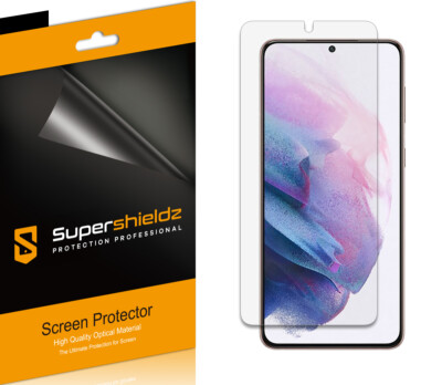 6X Supershieldz Clear Screen Protector Saver for Samsung Galaxy S21 Plus 5G