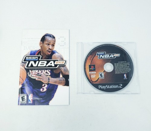 Sega Sports NBA 2K2 (Sony PlayStation 2) PS2 Disc & Manual