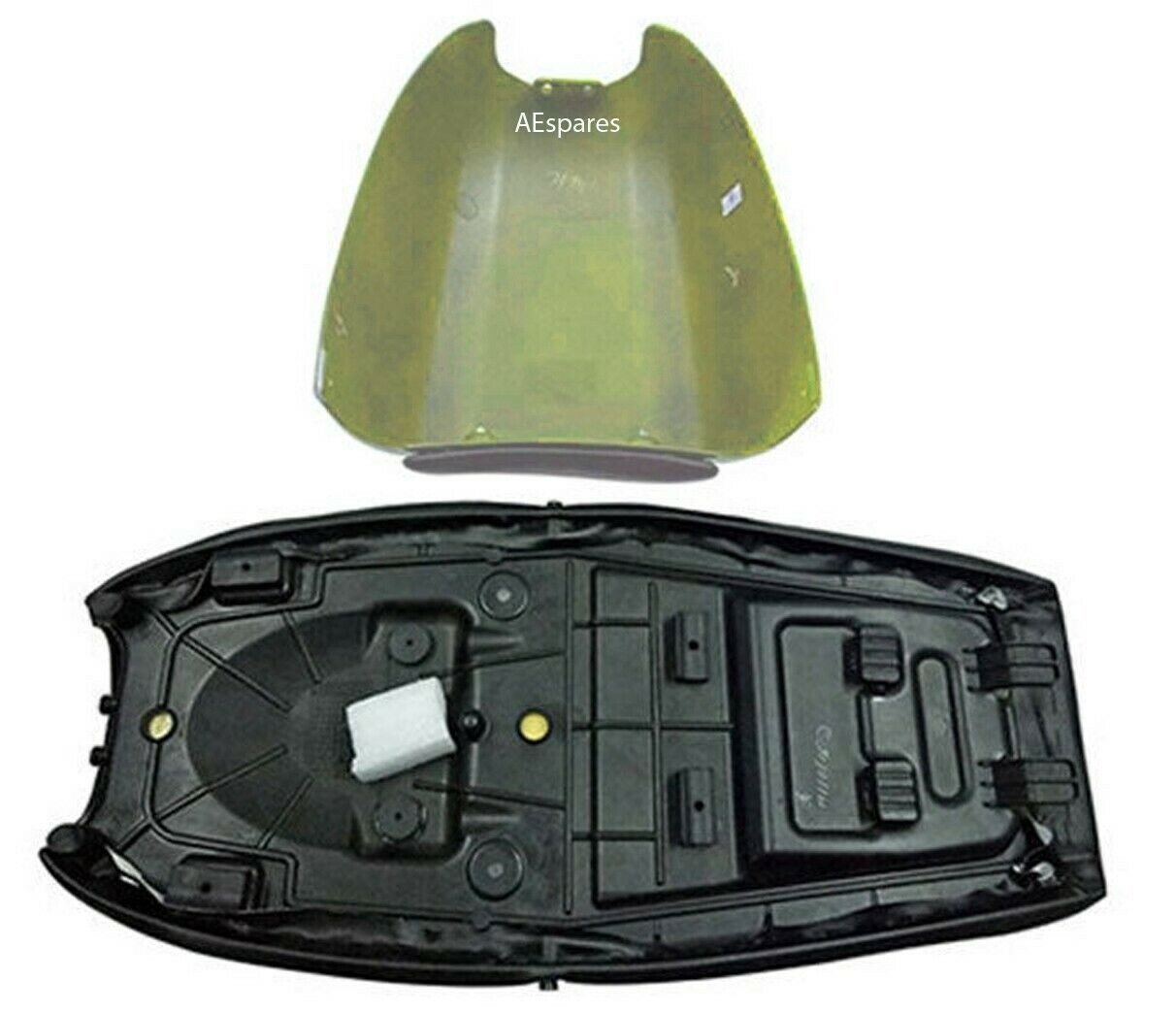 Fits Royal enfield Continental GT 535 Dual Seat Assembly With Yellow Cowl 