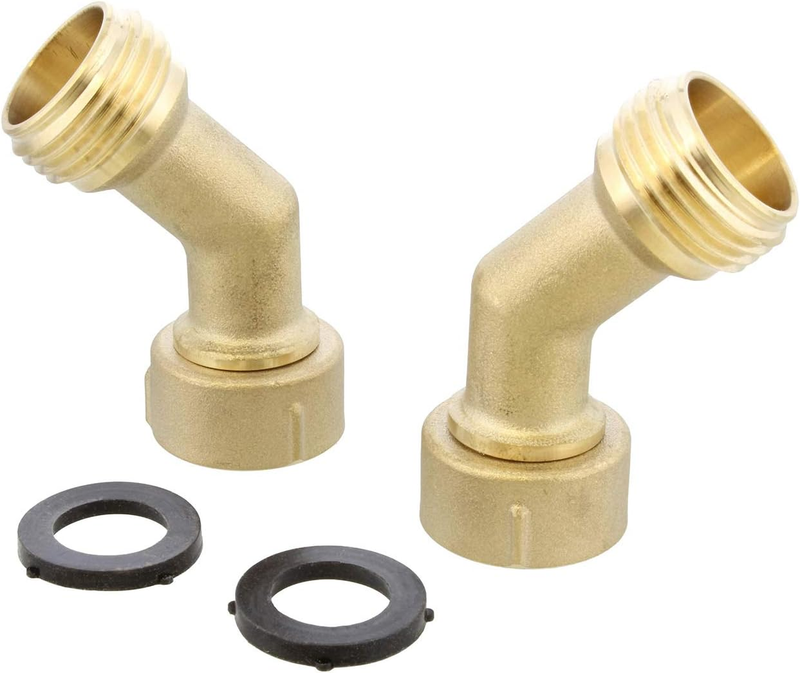 Elbow Fitting 2pk 4 Washers Outdoor Faucet Extender New