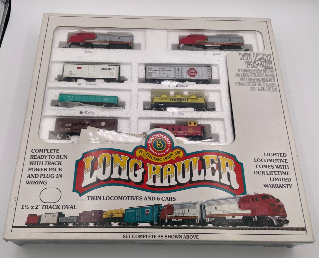 Vintage Bachmann 24406 Long Hauler N Scale Electric Train
