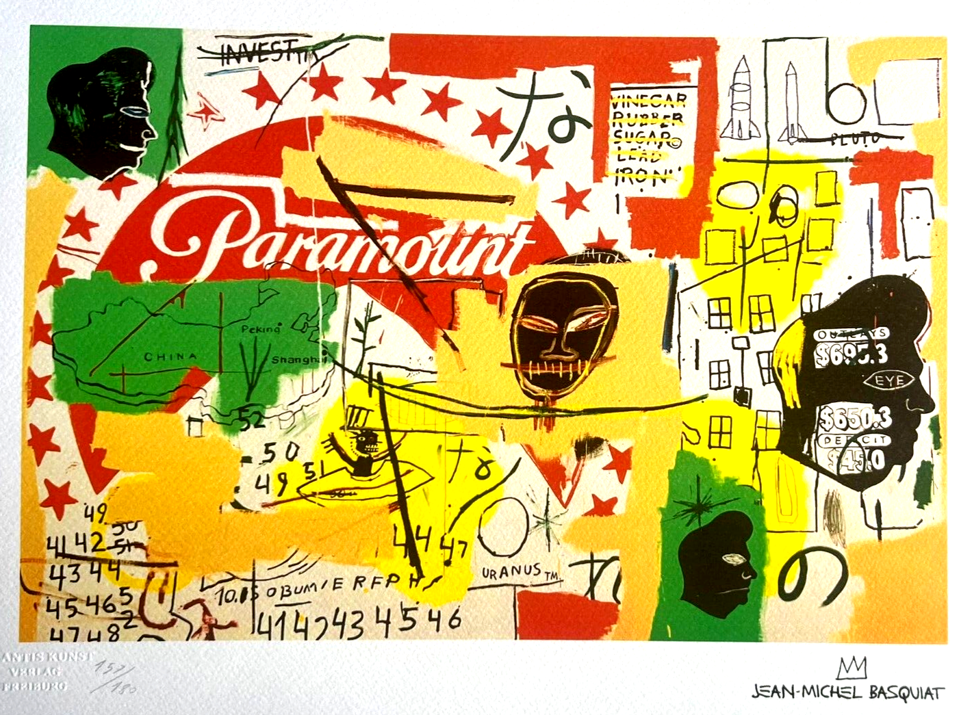 WARHOL BASQUIAT CLEMENTE: obras en cola… Warhol - Basquiat - Clemente - Printed Editions