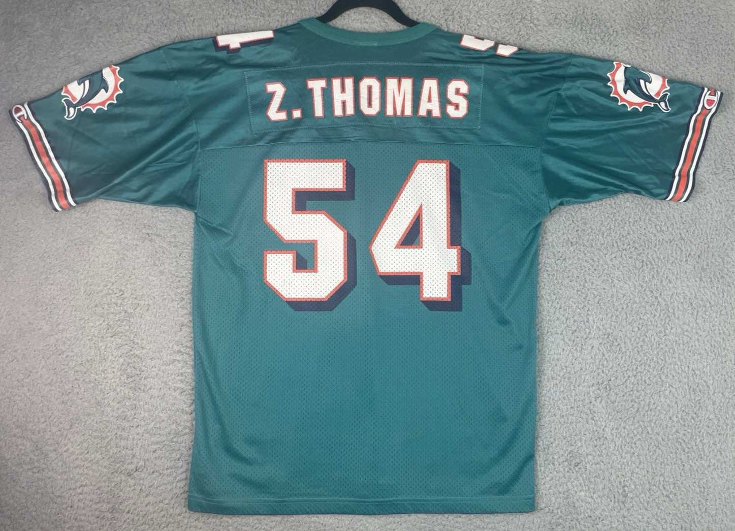 VTG Champion Jersey Zach Thomas #54 Miami Dolphins Mens
