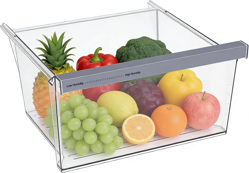 Crisper Drawer W11162443 for Whirlpool W10899435 WRS315SDHM WRS325SDHZ Fridge