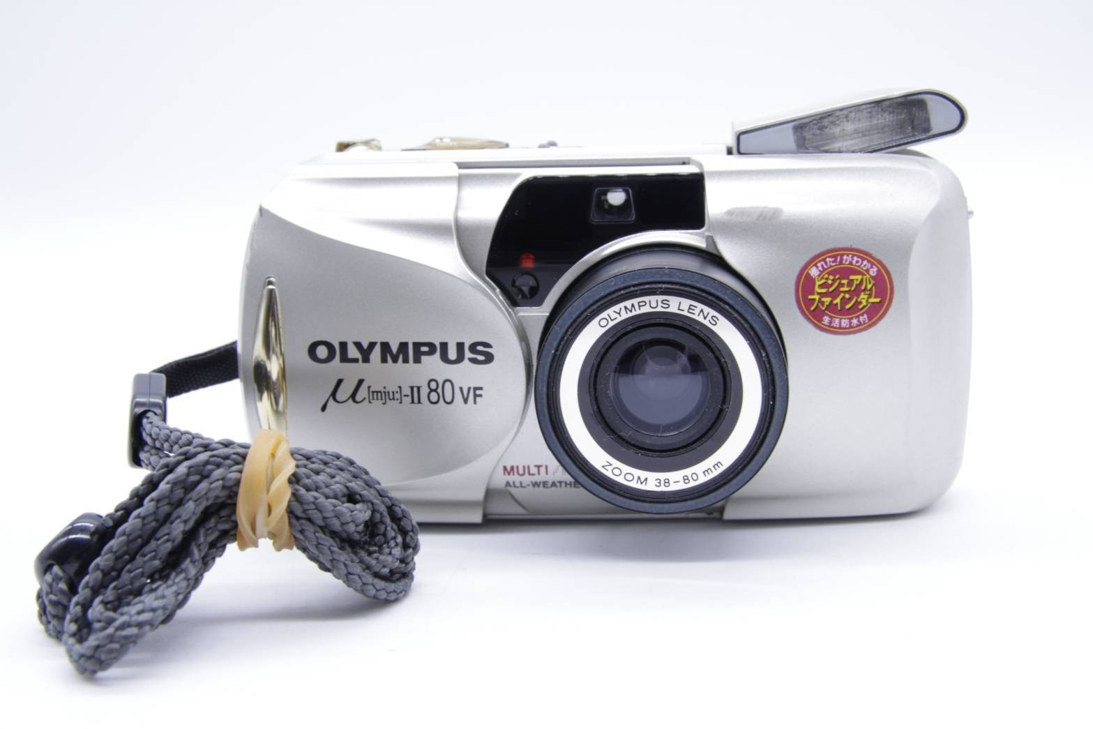 OLYMPUS mju μ ii 80 VF MINT w/CASE] Olympus Mju μ II 80 VF Point & Shoot 35mm film