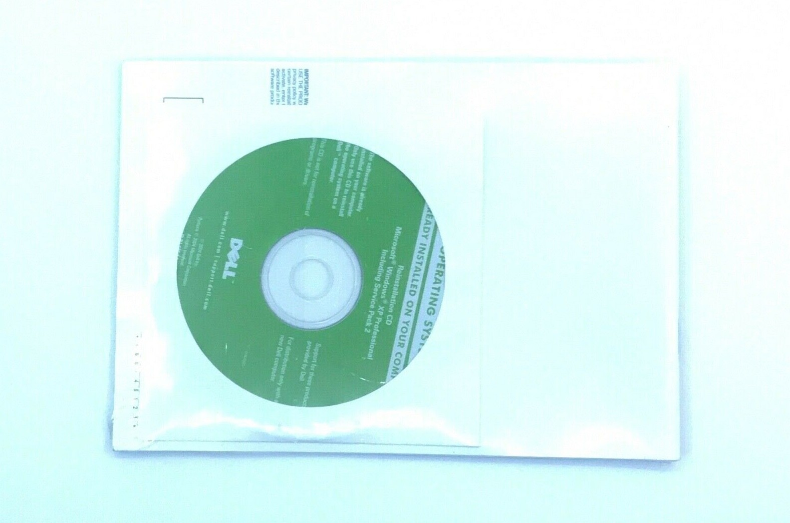 Dell Reinstall CD Microsoft Windows XP Professional Service Pack 2 Sealed