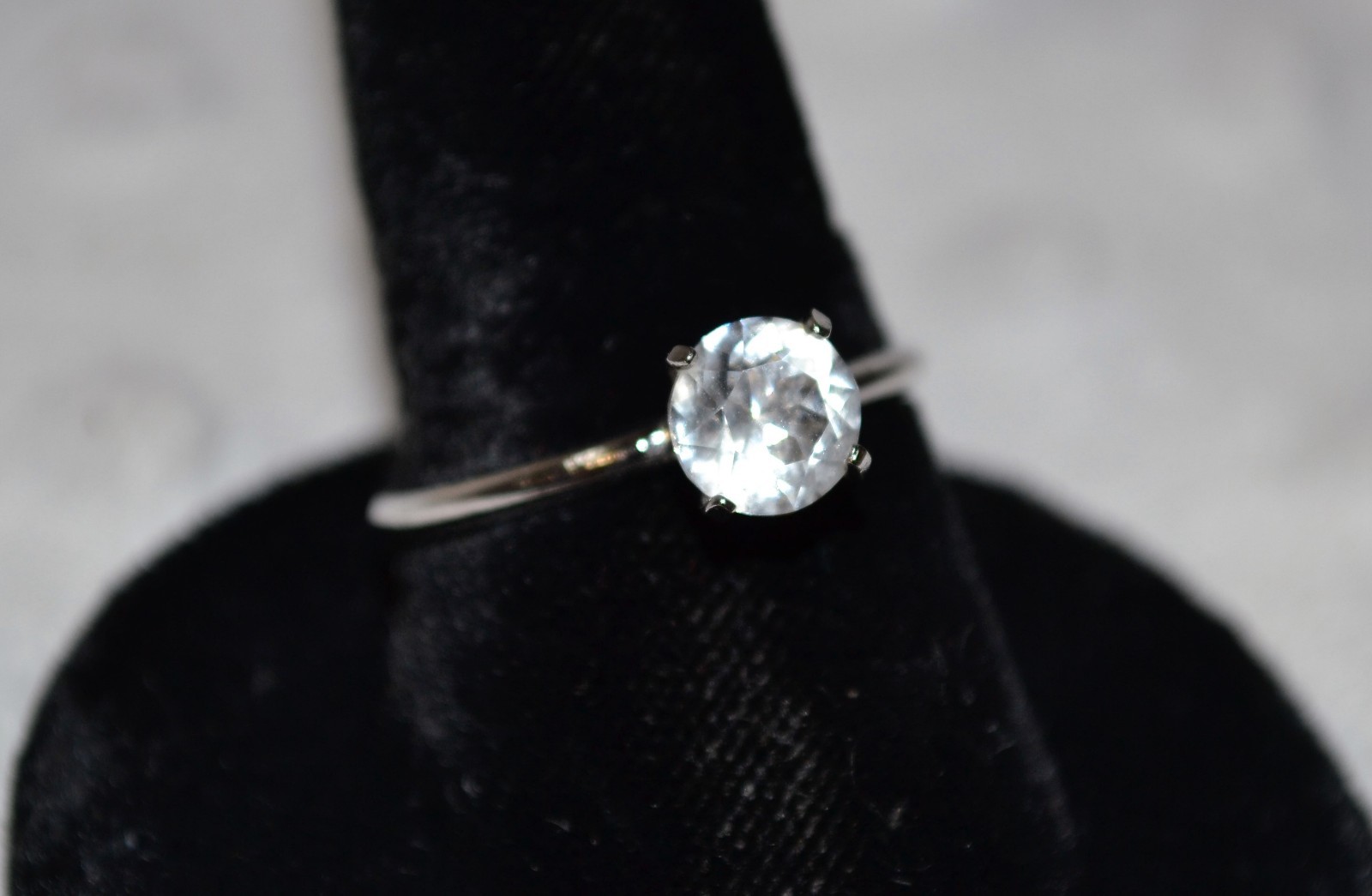 Designing Women Jewelry Prop Faux Diamond Ring w/ COA