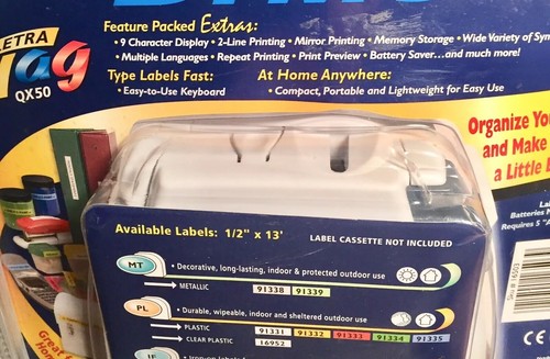 DYMO LetraTag QX50 Electronic Label Maker NEW IN BOX