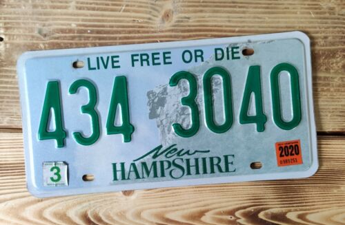 USA Nummernschild/Kennzeichen/license plate/US car/Harley * New Hampshire *