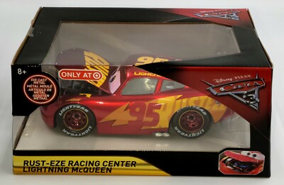 RUST-EZE RACING CENTER LIGHTNING MCQUEEN 1:24 SCALE DIECAST [TARGET EXCLUSIVE]