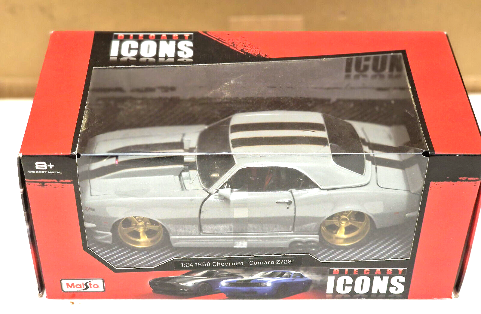 ミニカー Maisto 2:28 1968 CHEVROLET CAMARO Maisto 1968 Chevy Camaro Z/28 Coupe 1:18 Scale Diecast Model