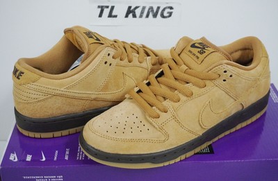 Nike SB Dunk Low Pro Wheat Mocha Suede Limited Edition Rare BQ6817-204 EB