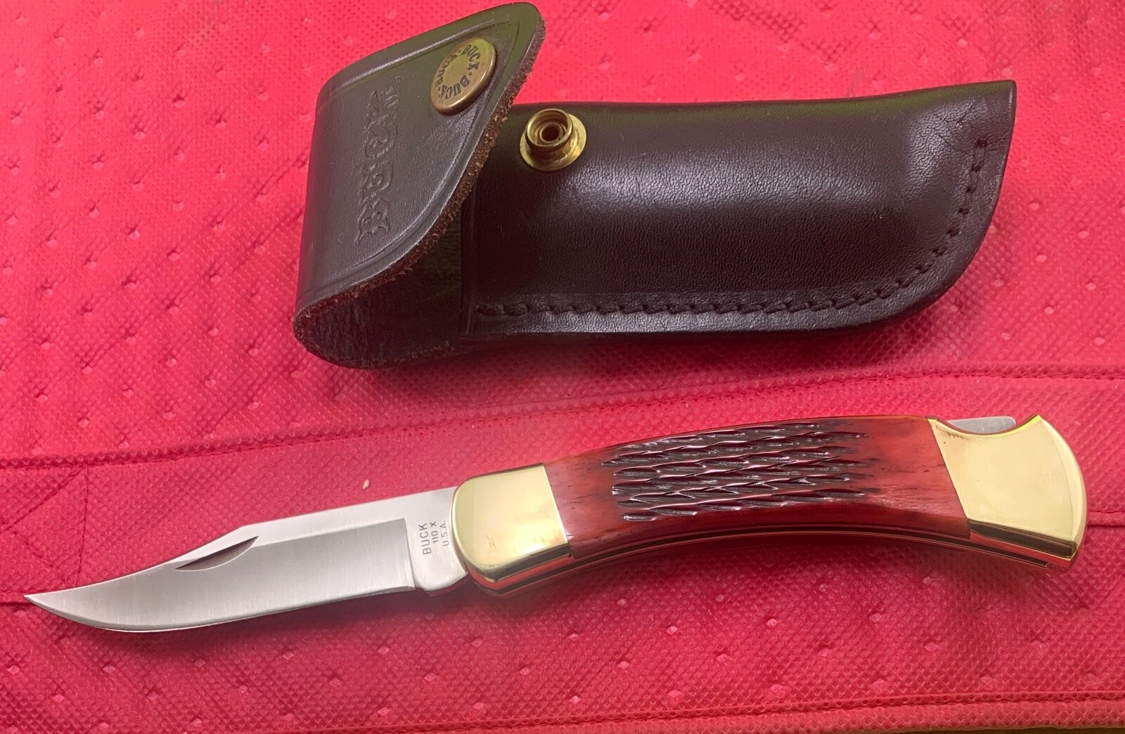 BUCK 110 スタッグハンドル 1990年製|ハンティングナイフ、狩猟刀 BUCK 110 スタッグハンドル 1990年製|ハンティングナイフ、狩猟刀