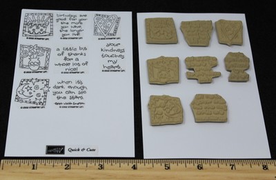 YOUR CHOICE! Stampin' Up! Retired UM Stamps with Stickers No Packages-FREE SHIP!