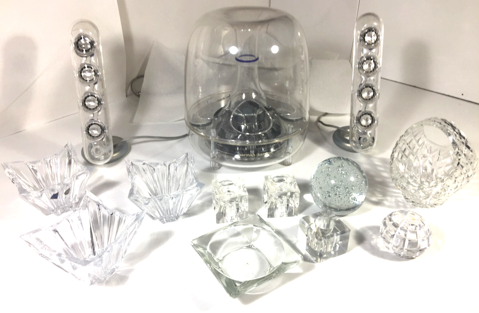 Harman Kardon SoundSticks II 2.1 Crystal & Glass Display