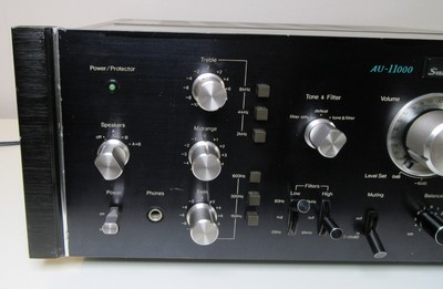 SANSUI AU 11000 INTEGRATED STEREO AMPLIFIER WORKS PERFECT PRO SERVICED