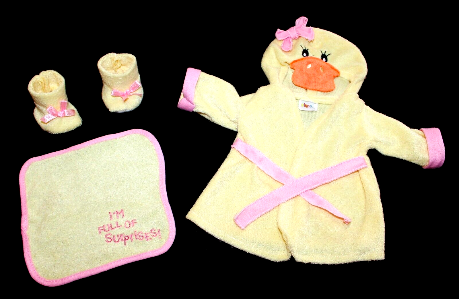 CIRCO TARGET DOLL CLOTHES...FITS BABY ALIVE..3 PIECE BATH TIME SET....EXCELLENT!