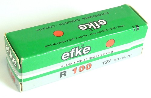 Rullo Pellicola Efke IR 820 INFRA-ROSSI, B/N, Formato 120, 100 ISO, 12 Pose, Nuovo