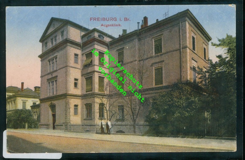 Freiburg Breisgau - Augenklinik - Ca. 1920 - Ad49