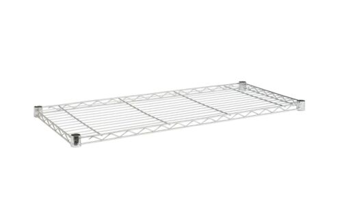Wire Shelving Extra Wire Shelf 18" X 48", Fits 1" Pole Diameter, Chrome, 1-PACK