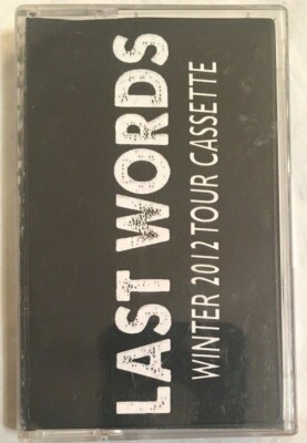 LAST WORDS Winter Tour HARDCORE PUNK Rare CASSETTE TAPE Raleigh North Carolina