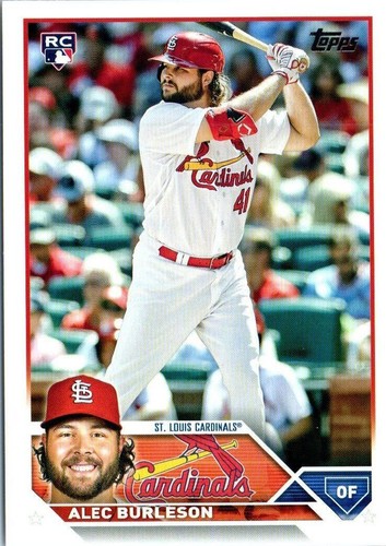 スポーツ選手 topps japan edition 2023 Alec Burleson 2023 Topps Update Alec Burleson Rookie Golden Mirror Image