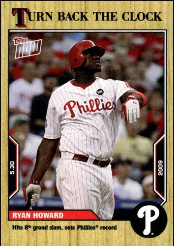 2022 Topps Now Turn Back the Clock - Ryan Howard #61