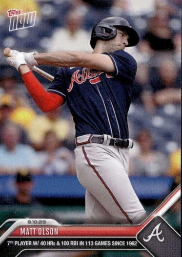 2023 Topps Now - Matt Olson #687
